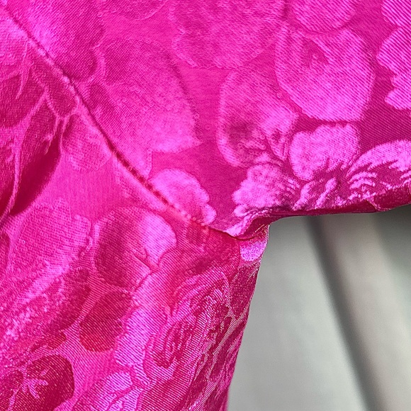 Vintage 80’s Argenti Silk Plunge Blouse - Picture 9 of 10